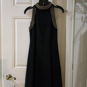 Michael Kors Black Dress With Gold Studs for Sale up to 90% Off: Poshmark